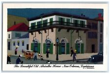 c1930 Beautiful Old Absinthe House Street View  New Orleans Louisiana Postcard picture
