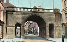 Vintage Postcard 1907 Ferryquay Gate Londonderry Historical Place England picture