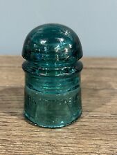 Vintage Green Aqua Brookfield Glass Insulator picture