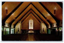 1970 St. Mary's Assumption Interior Church Chapel Charlevoix Michigan Postcard picture