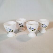 Vintage Crown Staffs England Set of 4 Porcelain Egg Holders 