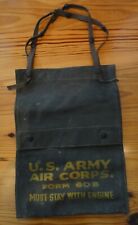 US AIR FORCES WW2 USAF FORM 60B MUST STAY WITH ENGINE POUCH JUMPER CABLES picture