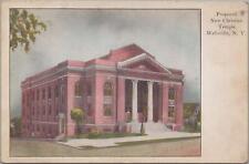 Postcard Proposed New Christian Temple Wellsville NY  picture