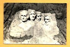 Mount Rushmore National Memorial near Keystone, South Dakota 1956 Postcard RPPC picture