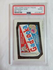 1967 Topps Wacky Packs #20 Gadzooka Gum PSA Graded  picture