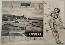 Vintage Postcard Continental RPPC Livorno Italy Risque Comic Art d AA24 picture