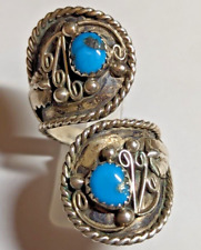 Chester Guerro CG Sleeping Beauty Turquoise Ring Sterling Silver Adjustable picture