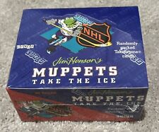 1994 Muppets Take The Ice Factory Sealed Hobby Box 36 Packs NHL Cardz picture