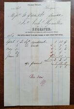 1880 Archibald Hamilton, Engraver, 34 Ann Street, Glasgow Invoice picture
