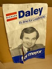 Vintage Richard M Daley Chicago Mayor Political Election Poster 42