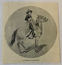 1894 magazine engraving ~ MEXICAN CABALLERO picture