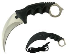 Cs Go Counter Strike Doppler Tactical Karambit Neck Knife Fixed Blade Claw picture