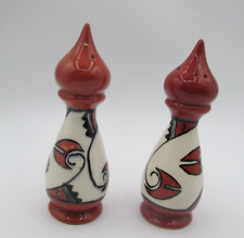 VINTAGE SOUTHWESTERN NATIVE AMERICAN STYLE SALT & PEPPER SHAKERS SIGNED & DATED picture
