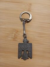 Vintage Silver Toned Metal Native Thunderbird Key Chain picture