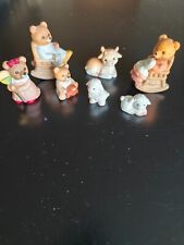 Set of 7 Vtg Homco Figurines - Great Condition - Charming Home Decor Collection picture