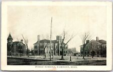Public Schools Fairmont Minnesota MN Campus Building Landmark Antique Postcard picture