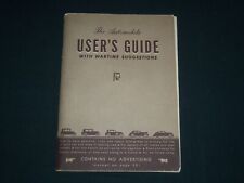 1940'S THE AUTOMOBILE USER'S GUIDE - GENERAL MOTORS - J 3986 picture