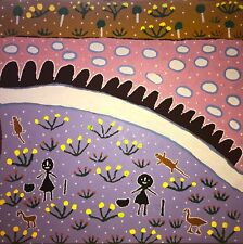 Sweet painting by Senior Aboriginal Artist MOLLY JUGADAI Napaltjarri LARGE ART picture