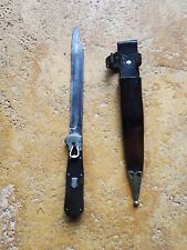 Rare Vintage Hunter Hunters Pal Hunting Folding Knife With Sheath picture