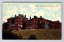 Dayton OH-Ohio, Miami Valley Hospital, Vintage c1912 Postcard picture