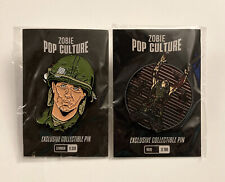 Platoon Collector's Pin Set - Zobie Pop Culture - 2 Pins Limited Edition Variant picture