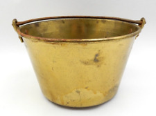 ANTIQUE BRASS BUCKET PAIL MADE BY H.W. HAYDEN WATERBURY CONNECTICUT PAT. 1851 picture