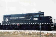 Train Photo - Central of Tennessee JTPX Snow with Crane Locomotive 4x6 #7360 picture