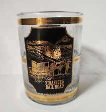 Culver 22k Gold Strasburg Railroad Souvenir Glass picture