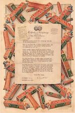 1915 COLGATE RIBBON DENTAL & MUNSING UNDER WEAR LG FORMAT 11x15 MAGAZINE ADS picture