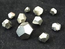 Big Lot of TEN 100% Natural DODECAHEDRON PYRITE Crystals Peru 27.3gr picture