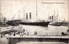 Vintage Postcard Ships in Port the Empress Docks United Kingdom UK         13591 picture
