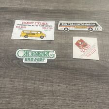 4 vintage magnets for fridge Lot As Shown picture