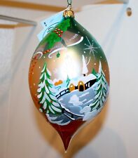 HEARTFULLY YOURS Christopher Radko HOLY NIGHT SONG Glass Christmas ornament RTD picture