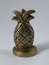 Brass Pineapple Small Statue Figure Figurine Fruit Hospitality Home Decoration picture