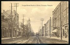 TORONTO Ontario Postcard 1910s Yonge Street Stores Tram by Rumsey picture