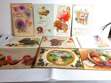 Mixed Lot of 50 Vintage Postcards - Flowers, Thanksgiving, St Patrick picture
