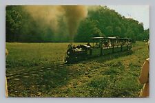 Postcard Old Smoky Steam Engine Train Railroad Cherokee North Carolina c1958 picture