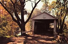 Covered Bridge - Austinburg Township - Ashtabulam County Ohio OH - Postcard picture