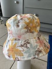 2022 Disney Parks Minnie Mouse Floral Bucket Sun Hat NWT Adult picture