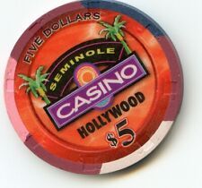 1 Lot of 2 Chips. $2.50 & $5.00 Chip. Seminole Casinos. picture