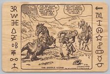 Western~JR Williams Comic~The Saddle Hooks~c1952~Standley-May Inc.~W518~Postcard picture