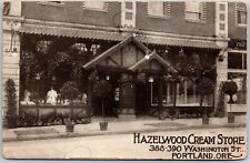 Hazelwood Cream Store Washington Street Portland Oregon OR Postcard picture