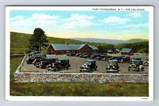 Fort Ticonderoga NY-New York, The Log House, Antique, Souvenir Vintage Postcard picture