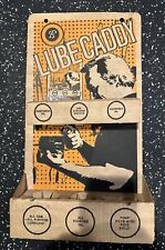 Vintage 1950's Gas Service Station Lube Caddy Oil Display Advertising Sign picture