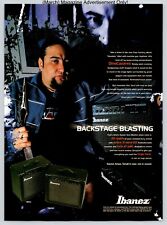 Dino Cazares Ibanez Guitars And Amps Promo 1999 Full Page Print Ad picture