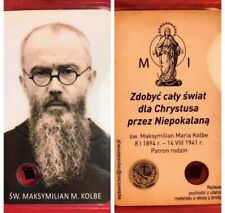 Rare Relic of Saint Maximilian Kolbe Poland POLISH CATHOLIC Martyr Auschwitz picture