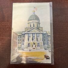 Vintage State House Indianapolis In.  Postcard picture
