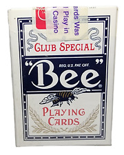 Bee Club Special Playing Cards Deck Lady Luck Casino and Hotel Casino Used Cards picture