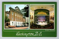 Washington DC-Ford's Theatre, Antique, Vintage Souvenir Postcard picture