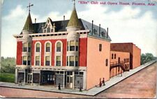 c1900s Old Elks Club and Opera House Phoenix Arizona Vintage Postcard  picture